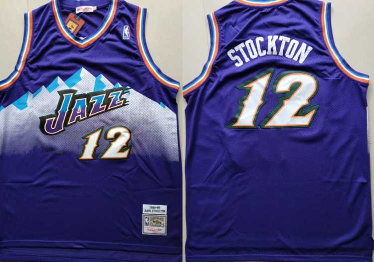 Jazz 12 John Stockton Purple Hardwood Classics Stitched NBA Jersey,We sell and wholesale Jazz 12 John Stockton Purple Hardwood Classics Stitched NBA Jersey on line form chian!